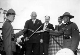 Ribbon cutting ceremony, Canso Causeway