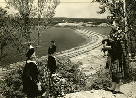 Rehearsal for opening ceremonies at the Canso Causeway