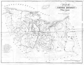 Map of Pictou County, Coal Mining Areas, 1868