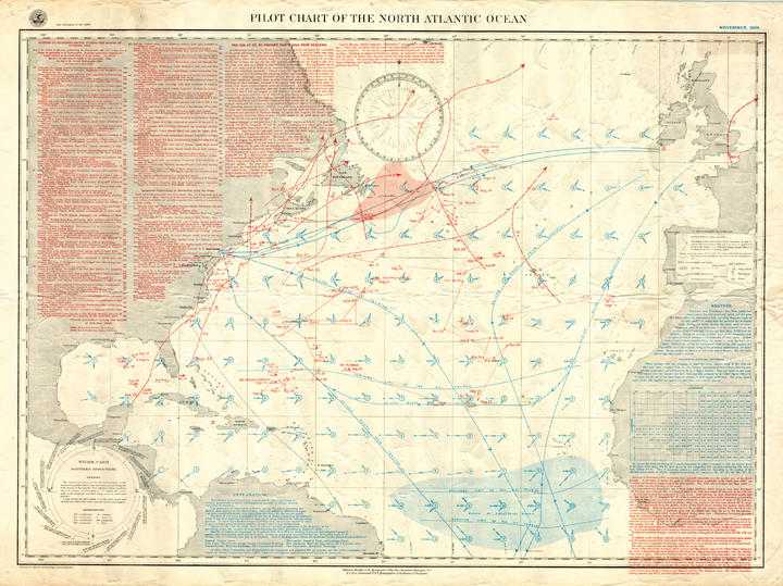 Pilot Chart North Atlantic November