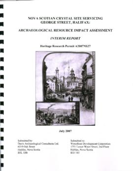 &quot;Nova Scotia Crystal Site Servicing, George Street, Halifax&quot;