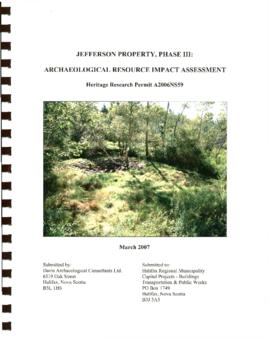 &quot;Jefferson Property: Phase III&quot;