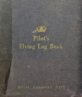 Pilot's Flying Log Book RCN of LCdr. Sheppard, Donald John